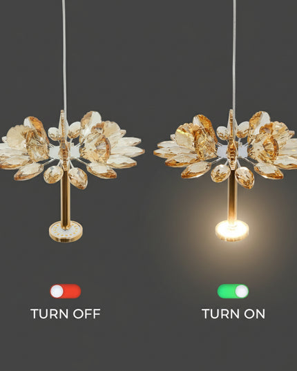 Flora Crystal Pendant Light