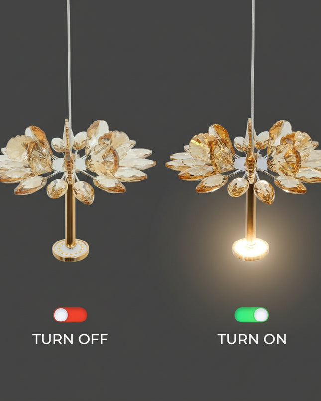 Flora Crystal Pendant Light