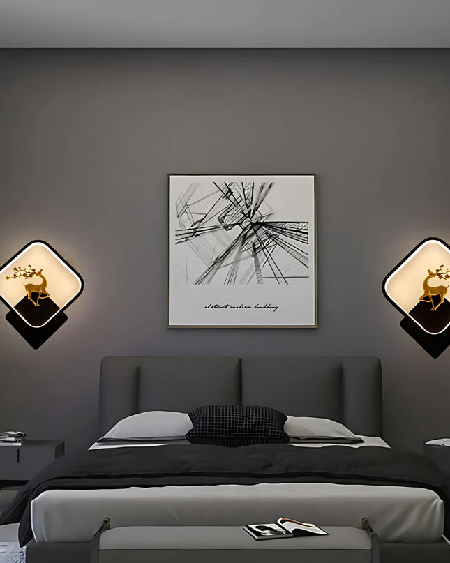 Luminous Deer Aura Wall Light