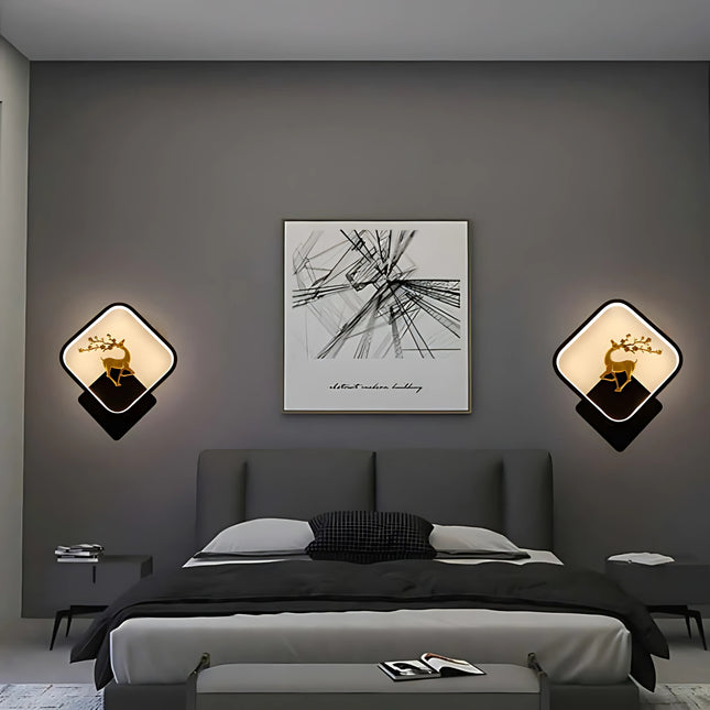 Luminous Deer Aura Wall Light