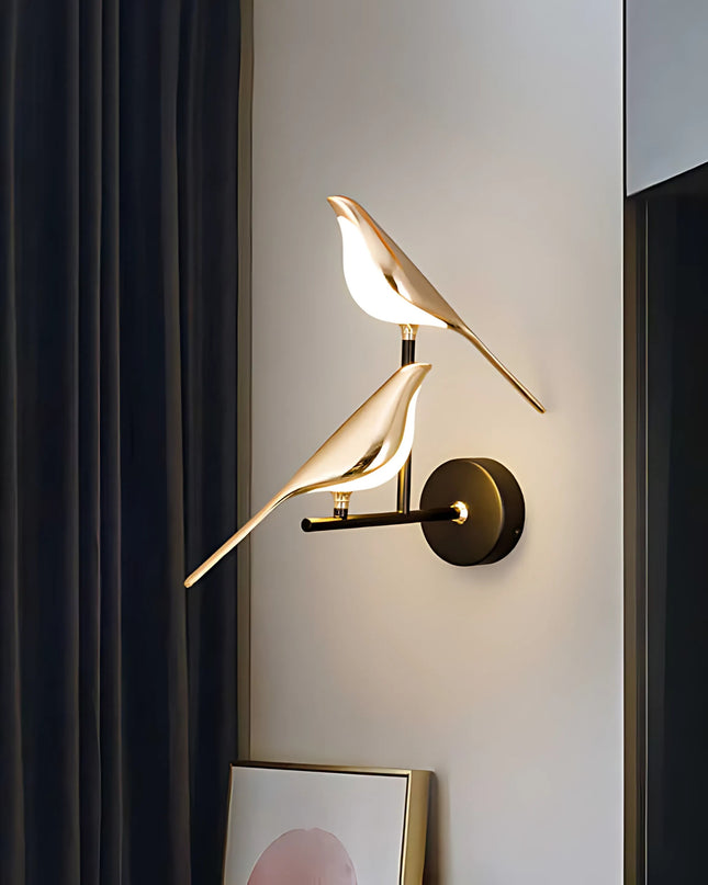 Twilight Sparrow Wall Lights