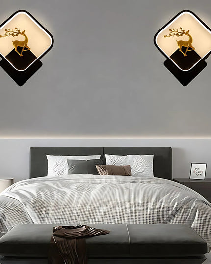 Luminous Deer Aura Wall Light
