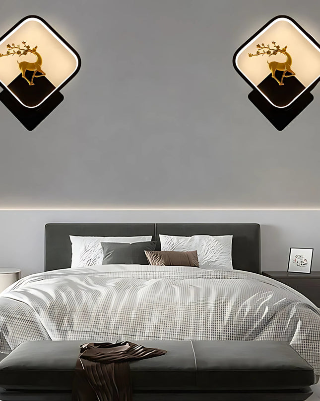 Luminous Deer Aura Wall Light