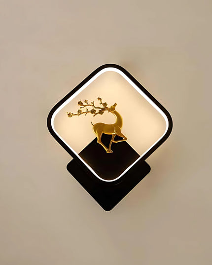 Luminous Deer Aura Wall Light
