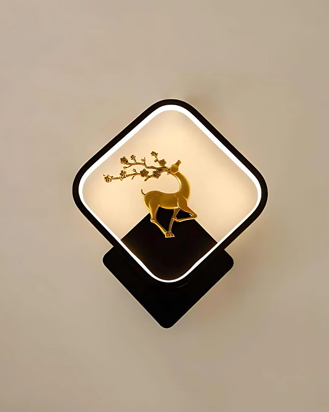 Luminous Deer Aura Wall Light