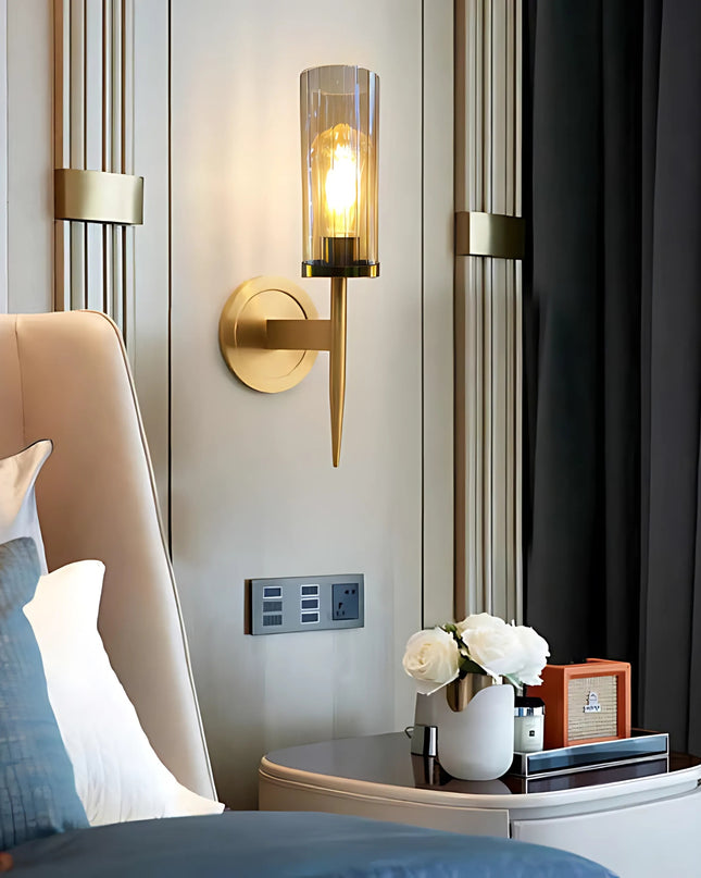 Amber Beam Wall Light