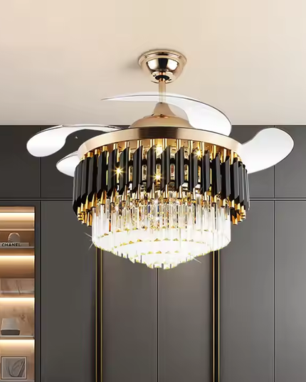 Black Mamba Chandelier Ceiling Fan