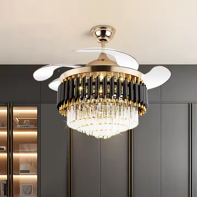 Black Mamba Chandelier Ceiling Fan