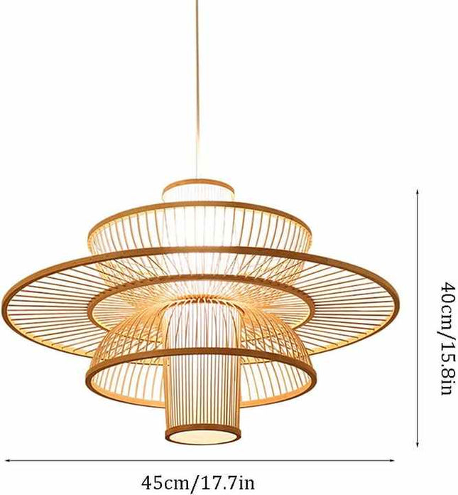 Zen Aura Bamboo Hanging Light