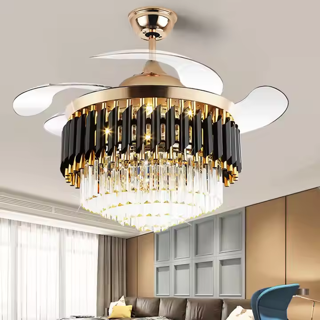 Black Mamba Chandelier Ceiling Fan