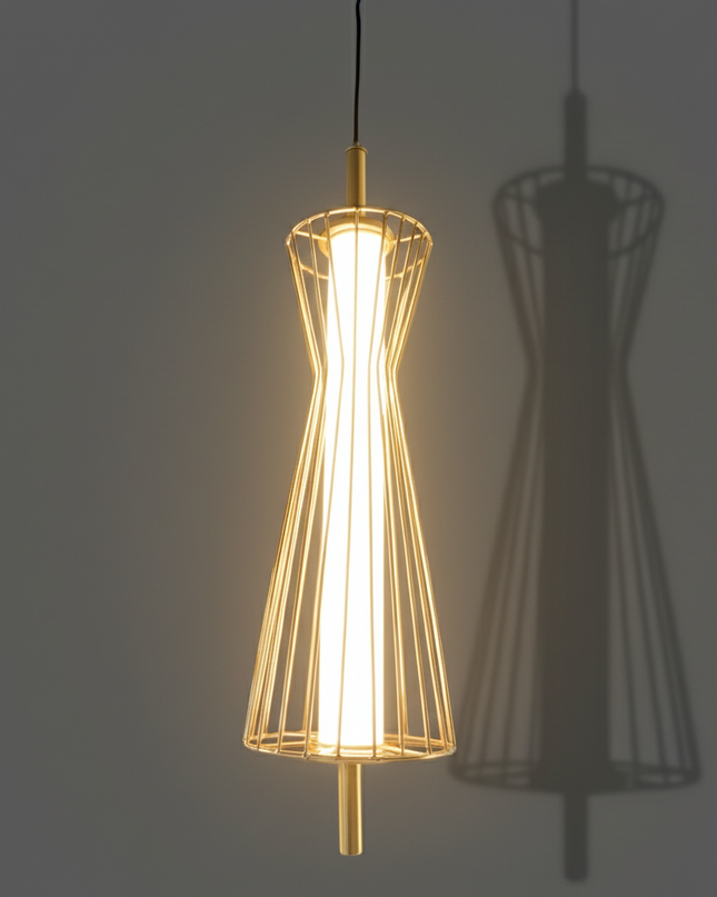 Modern Cage Metal Pendant Light