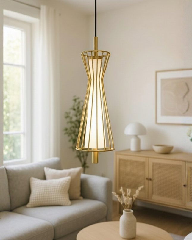 Modern Cage Metal Pendant Light