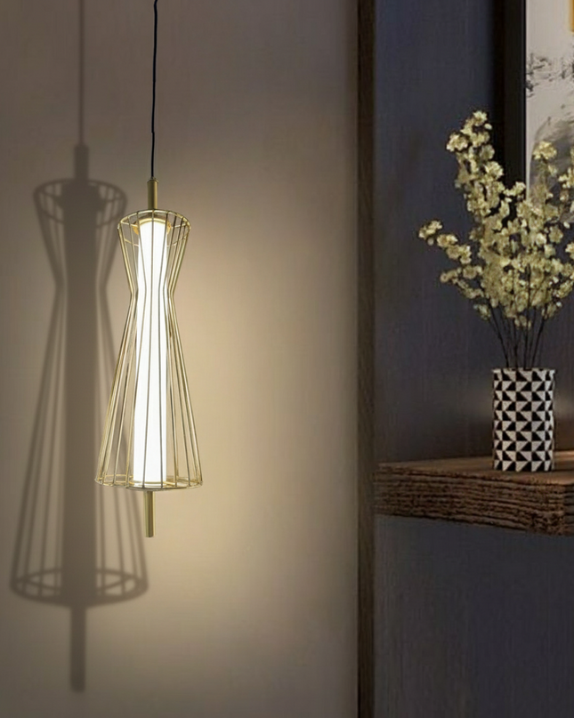 Modern Cage Metal Pendant Light