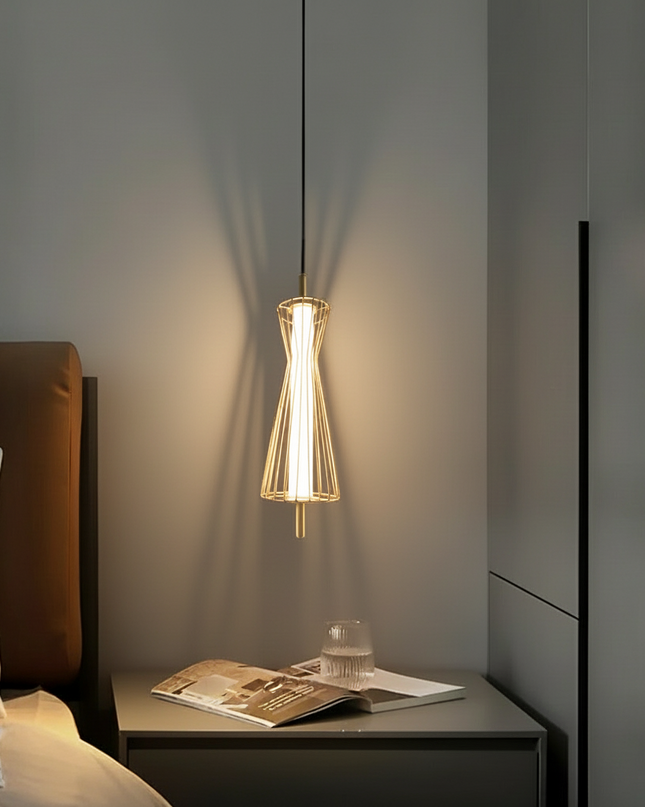 Modern Cage Metal Pendant Light