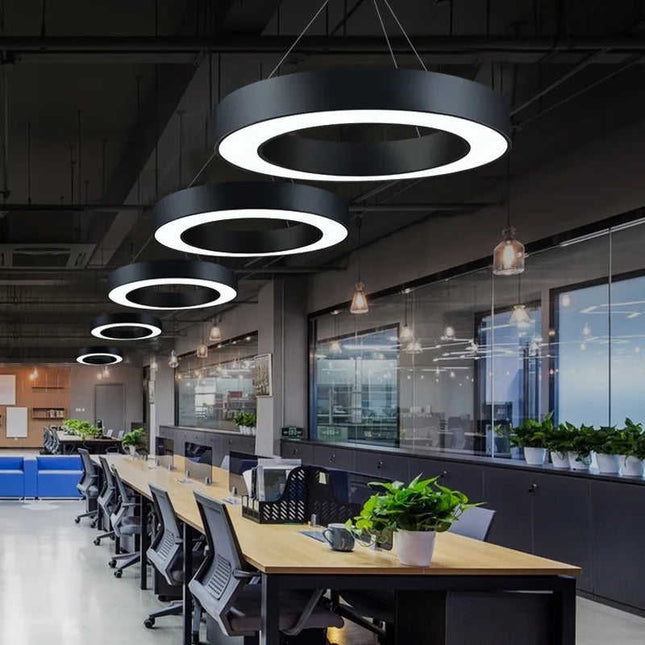 LED Circular Ring Hanging Profile Light