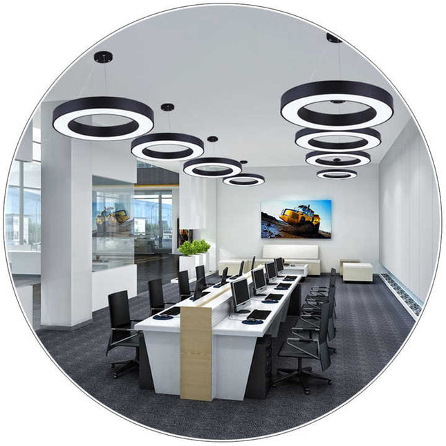 LED Circular Ring Hanging Profile Light