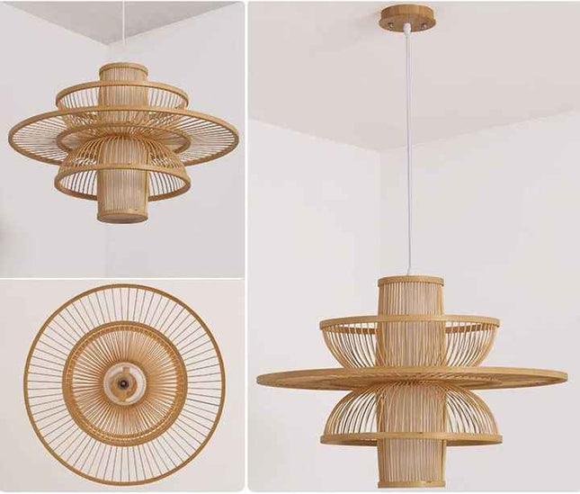 Zen Aura Bamboo Hanging Light