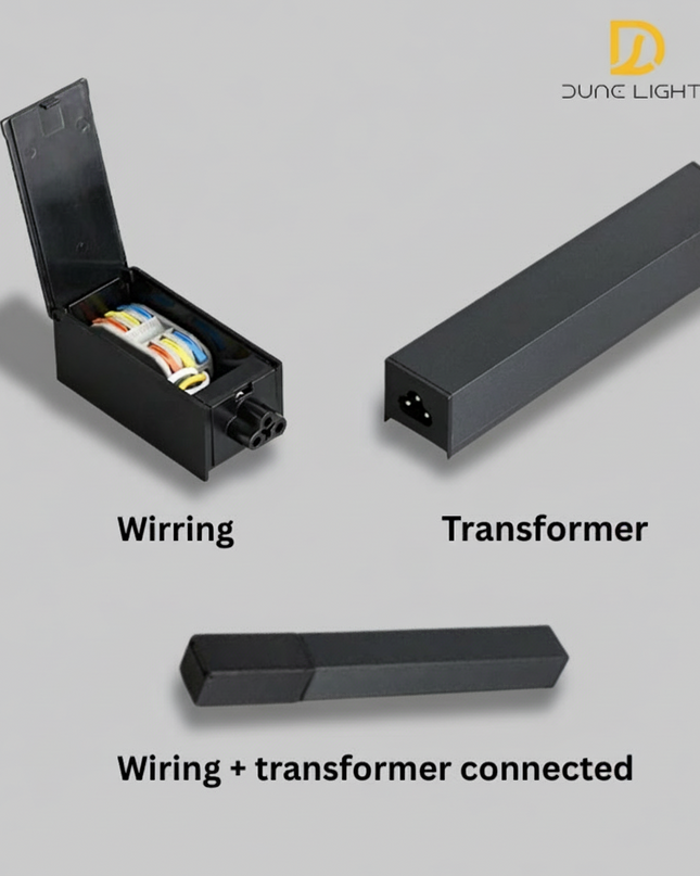 Ultrathin Magnetic Track Light Driver