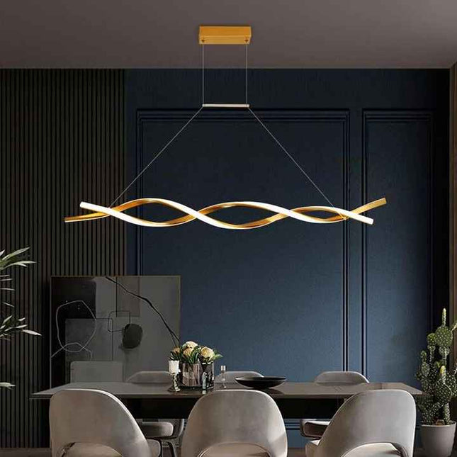Luxe Wave Dinning chandelier