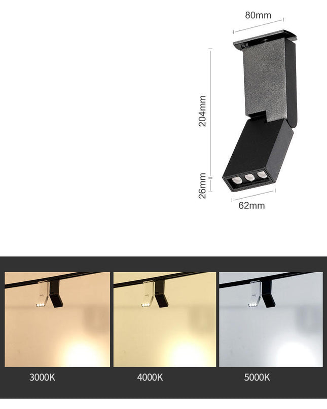 Linear Spot Adjustable thin Magnetic Track Light