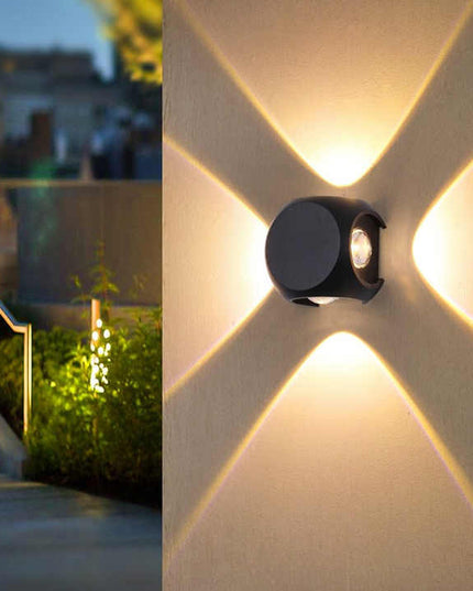 4 Way Outdoor Wall Light