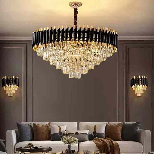 Black Mamba Round Chandelier