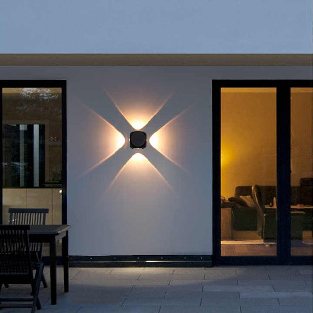 4 Way Outdoor Wall Light