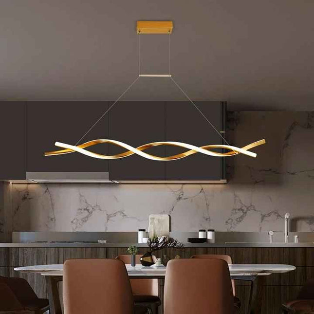 Luxe Wave Dinning chandelier