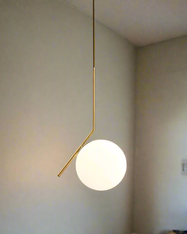 Modern globe pendant light