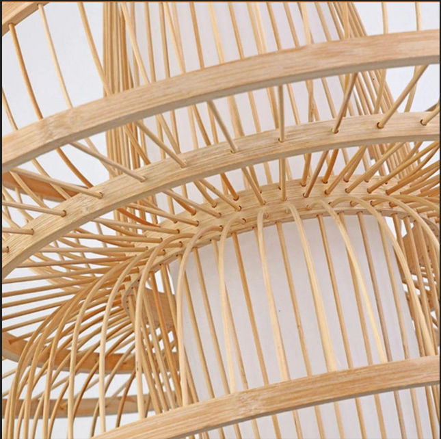 Zen Aura Bamboo Hanging Light