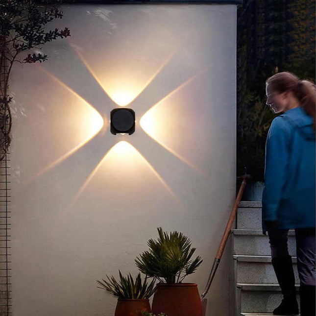 4 Way Outdoor Wall Light
