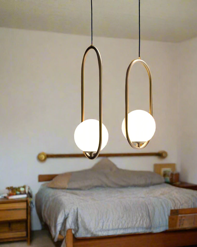 Midnight Halo Pendant Light