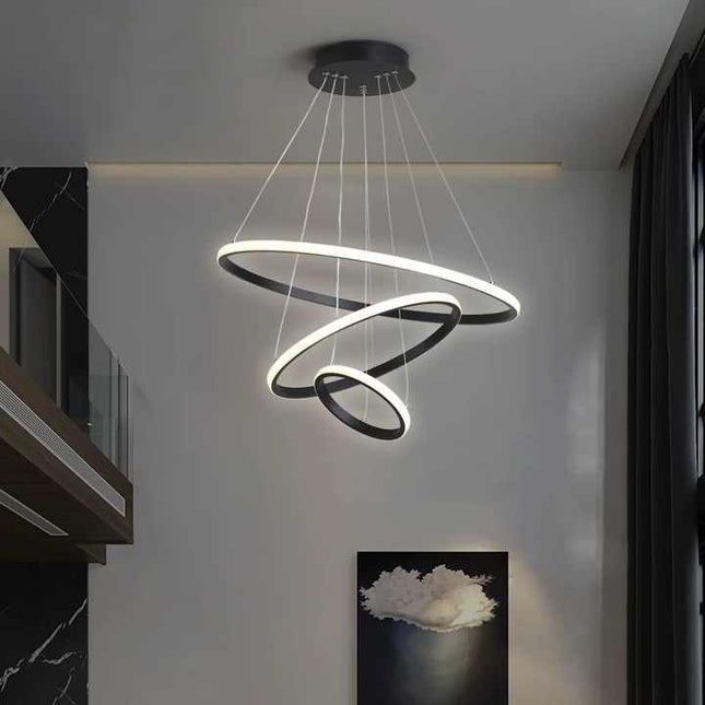 Dancing Rings Modern Chandelier