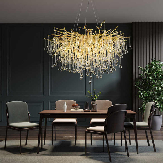 Rainora  Modern  Round  Chandelier