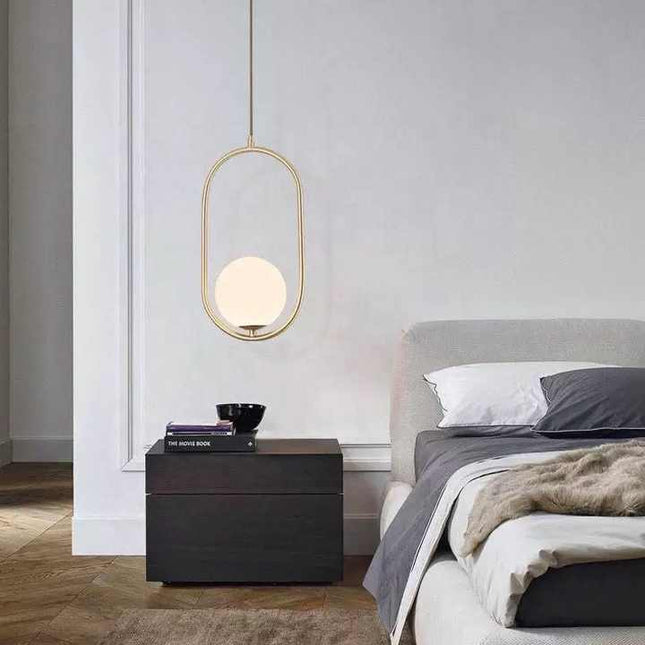 Midnight Halo Pendant Light