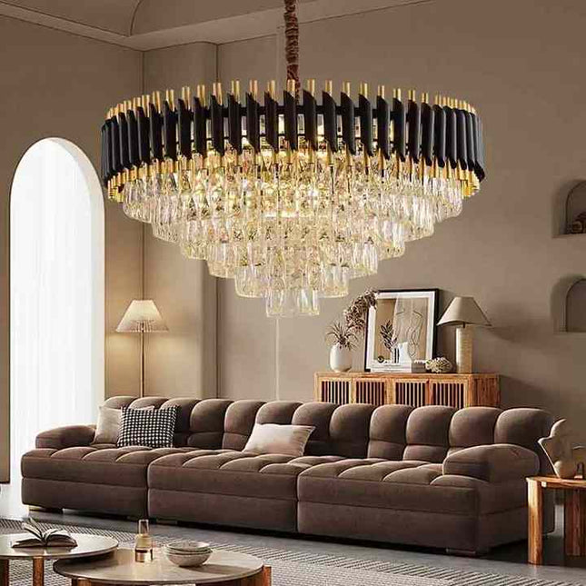Black Mamba Round Chandelier