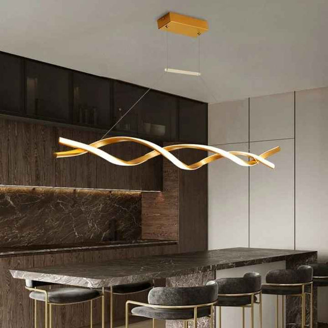 Luxe Wave Dinning chandelier