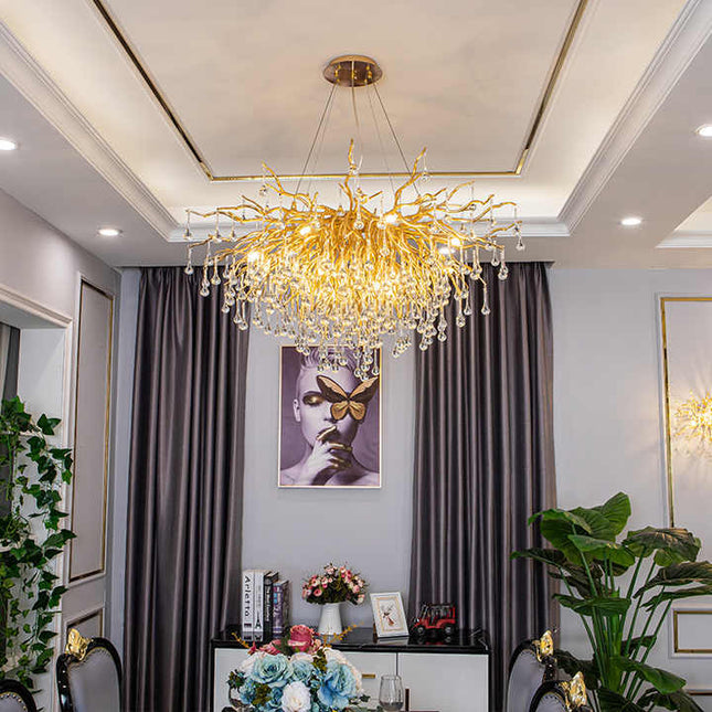 Rainora  Modern  Round  Chandelier