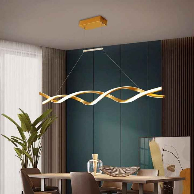 Luxe Wave Dinning chandelier