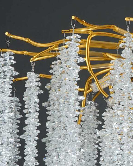 Golden Rainfall Dinning Chandelier