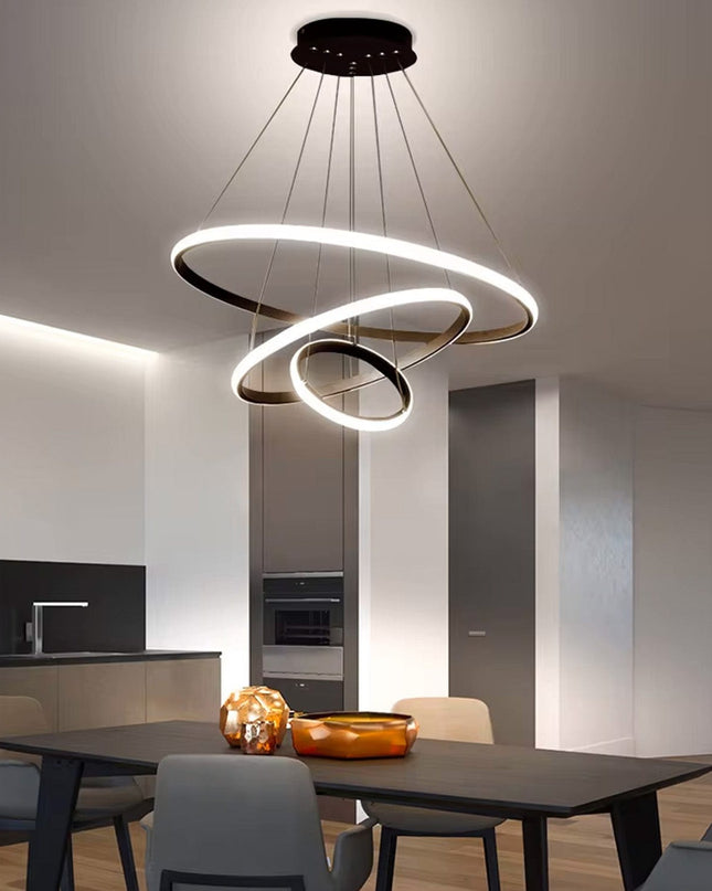 Dancing Rings Modern Chandelier