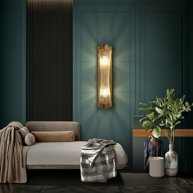Golden Luxe Wall Light