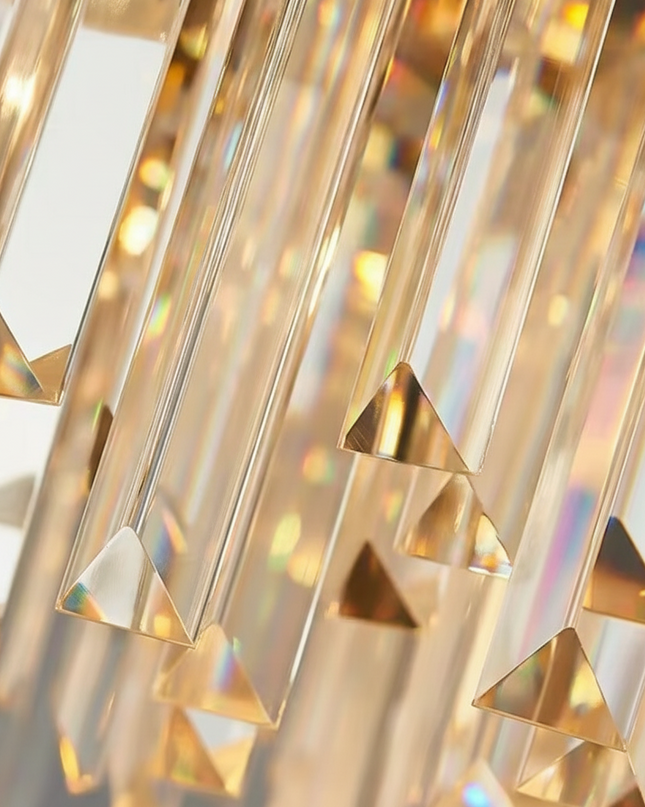 Regal Radiance Oval Chandelier