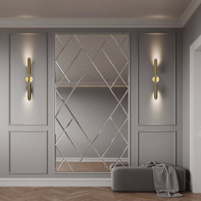 Dual Beam Wall Light