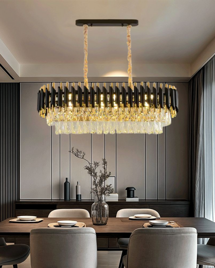 Black Mamba Oval Chandelier