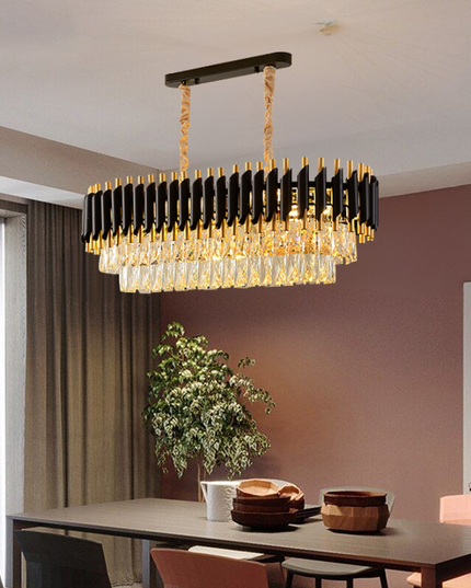 Black Mamba Oval Chandelier