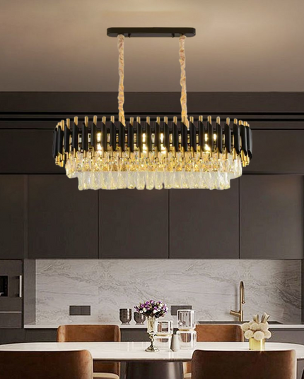 Black Mamba Oval Chandelier