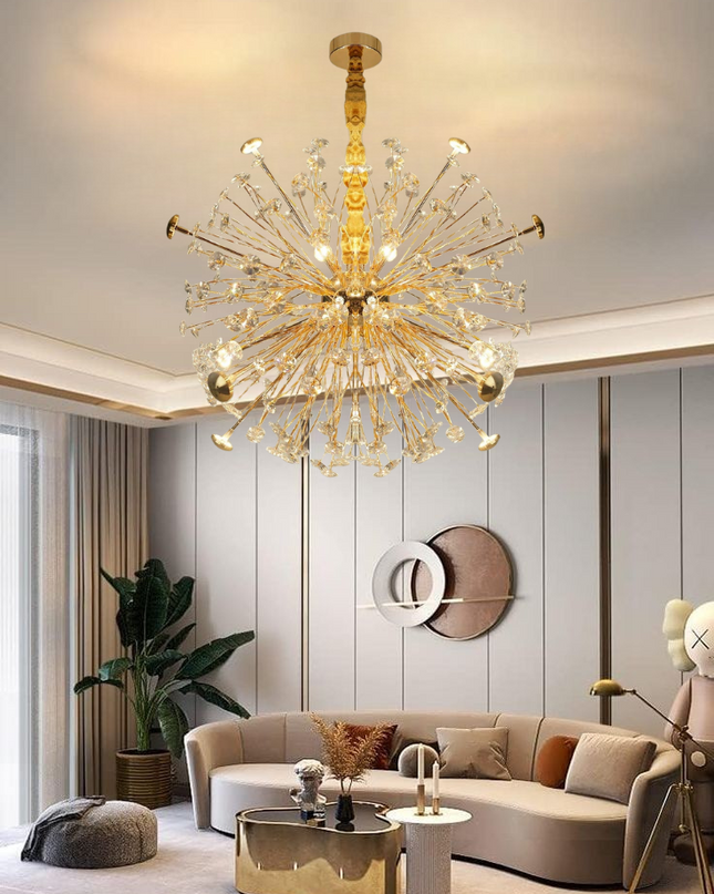 Sunburst Modern Chandelier