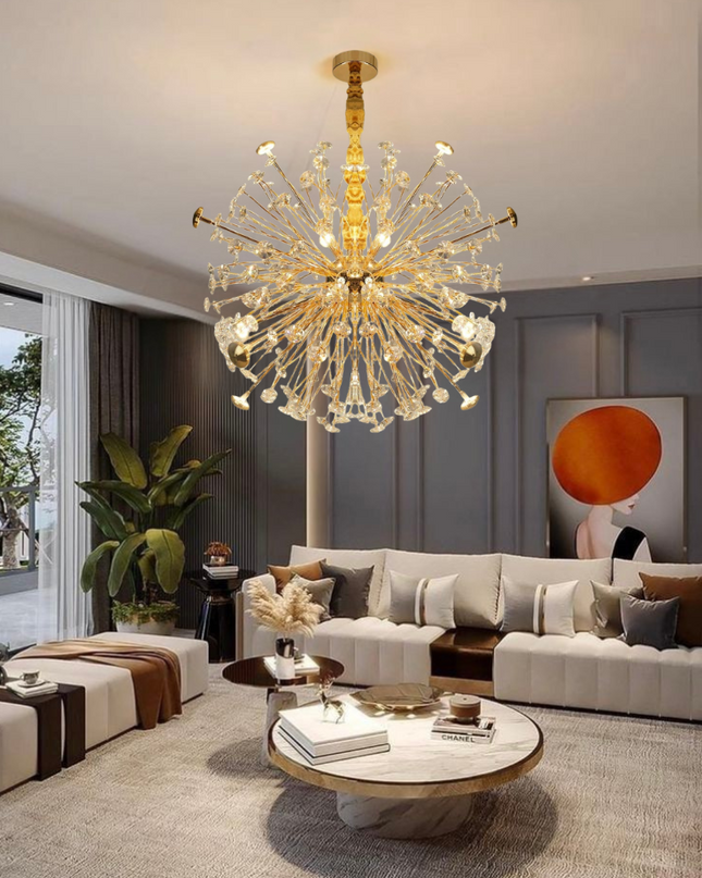 Sunburst Modern Chandelier