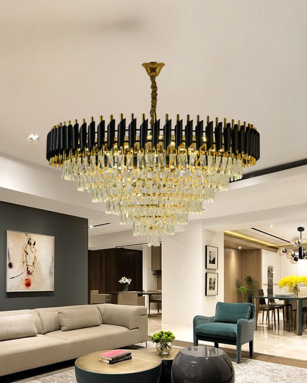 Black Mamba Round Chandelier
